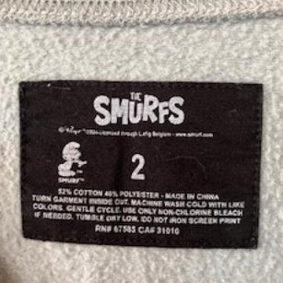 Torrid Smurfs Oversized Crewneck Sweatshirt - Picture 4 of 4